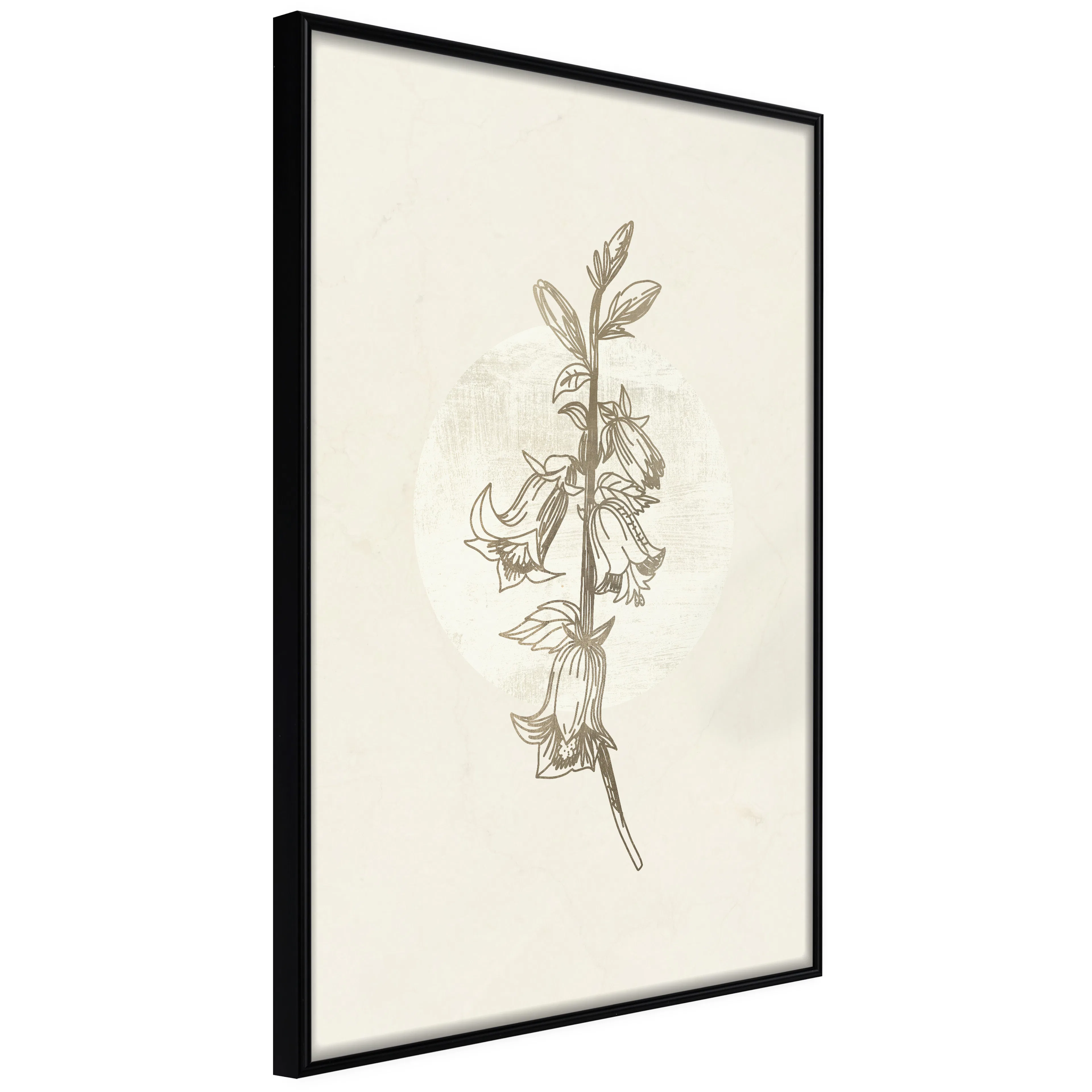 Affisch - Field Pattern [Poster] 40x60 Svart ram, 40x60 cm