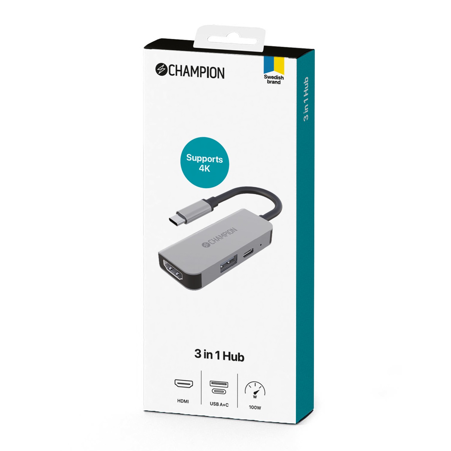 Adapter Champion 3 in 1 Hub