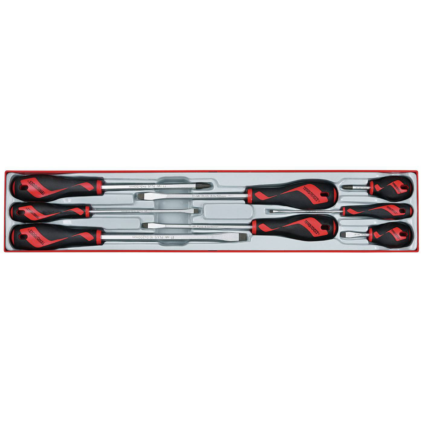 Skruvmejselsats 8 delar Teng Tools TTX918N