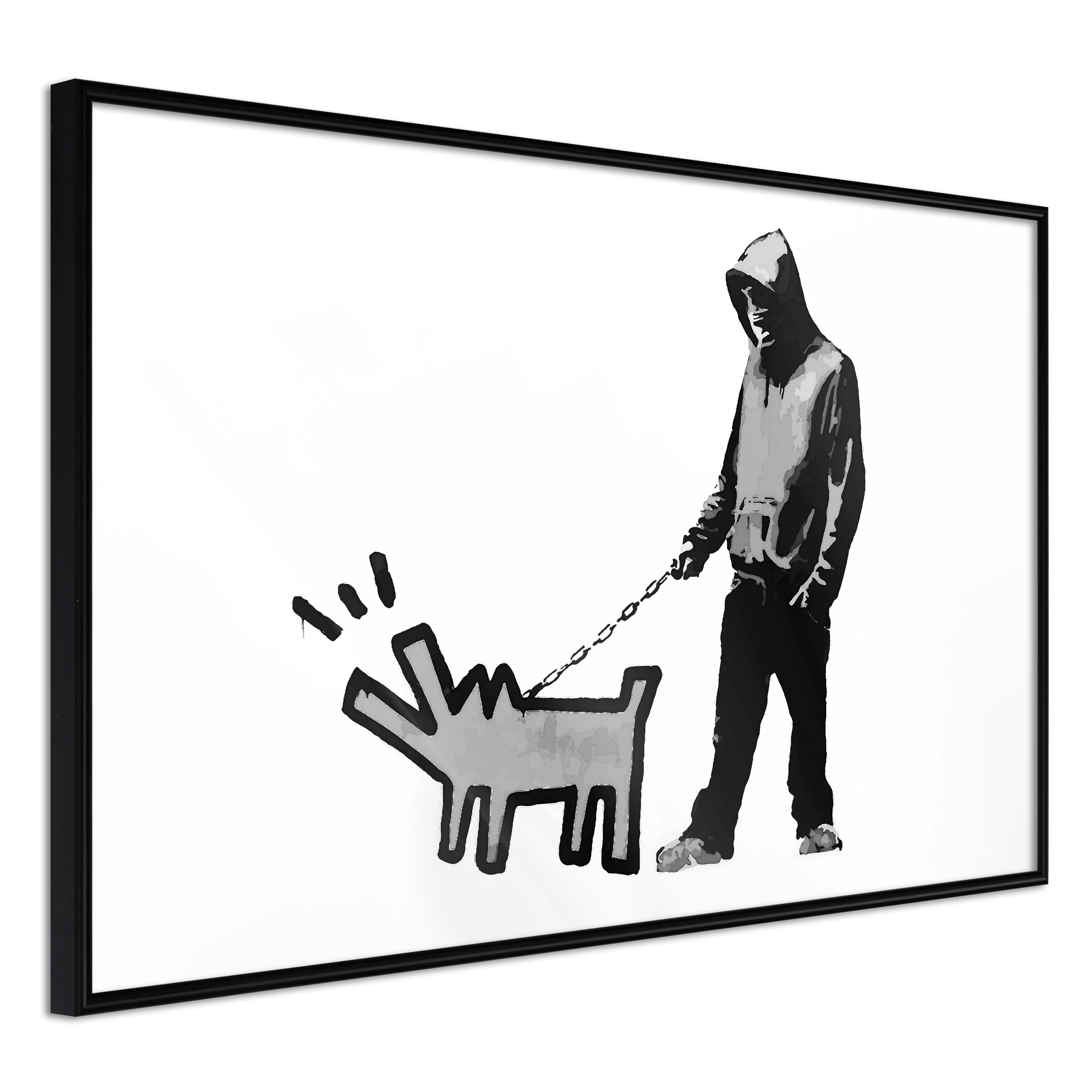 Affisch - Dog Art [Poster] 60x40 Svart ram, 60x40 cm