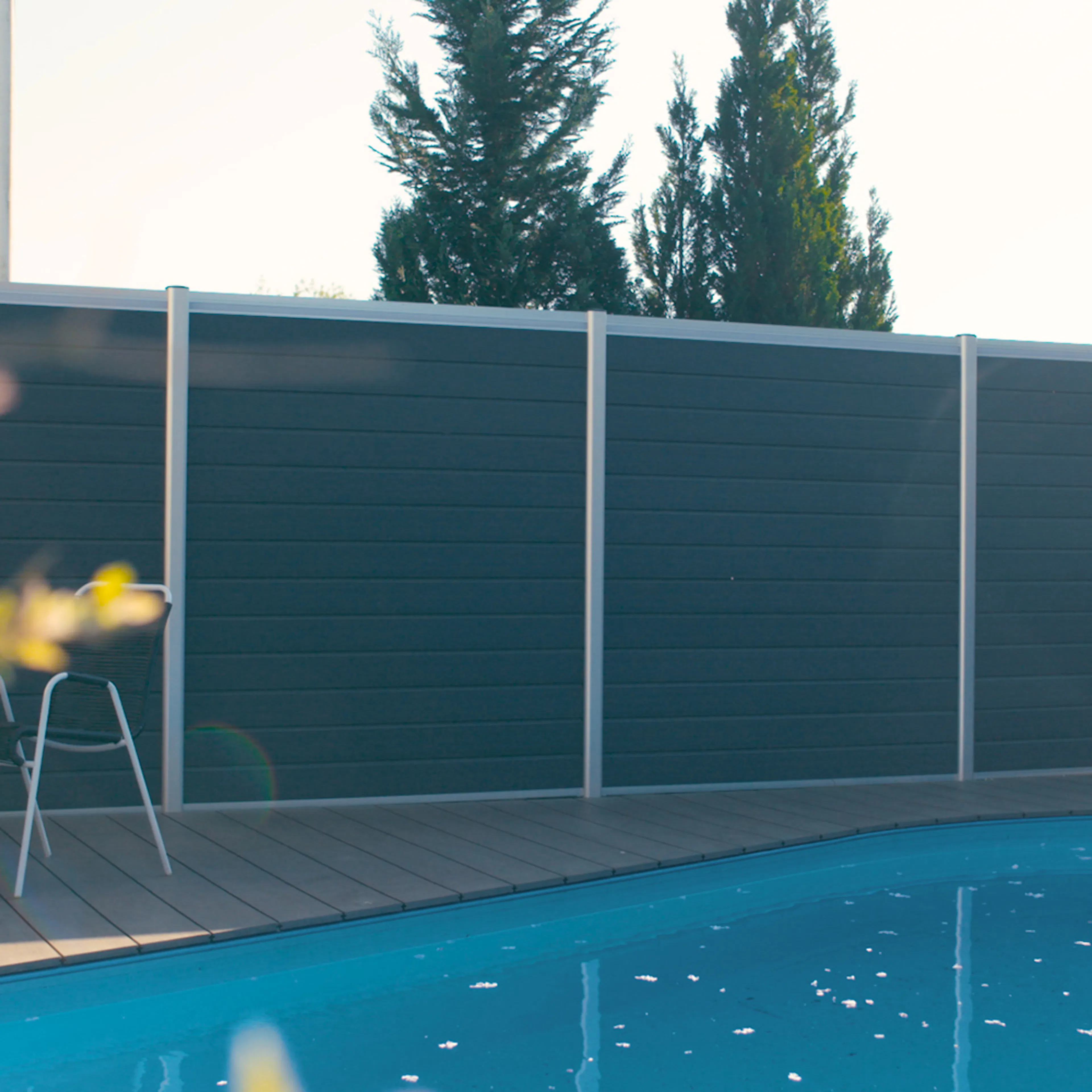 K100 Alu Design stolpe Alu Utförande: Aluminium, Längd: 2700 mm, Bredd: 80 mm