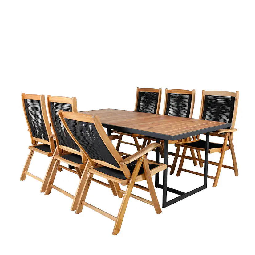 Matgrupp Venture Home King med 6 Peder Matstolar