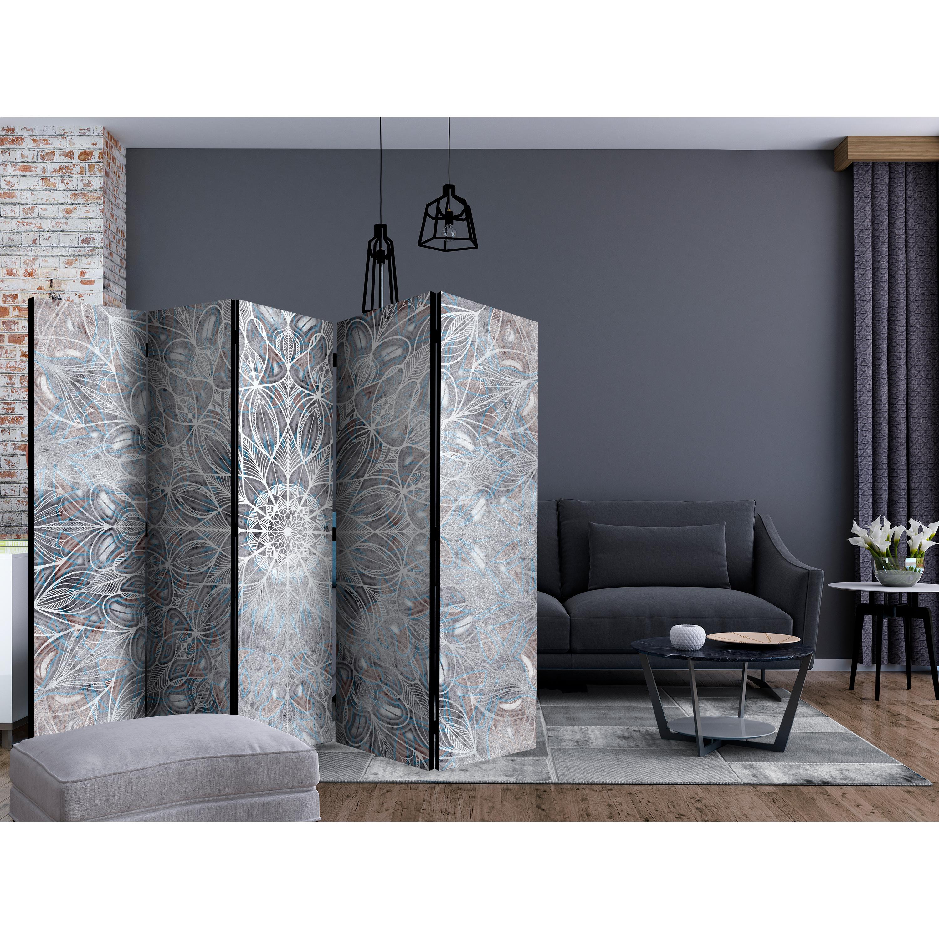 Rumsavdelare Arkiio Blurred Mandala II 225x172 cm