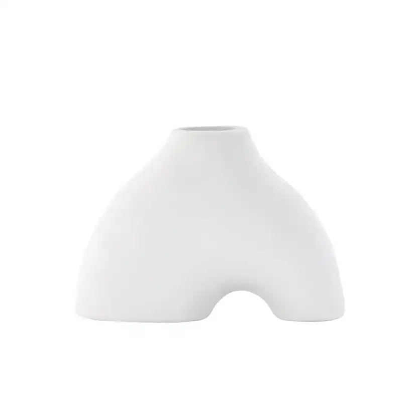 Kento Vase - White - 21*8*15Hcm Vit