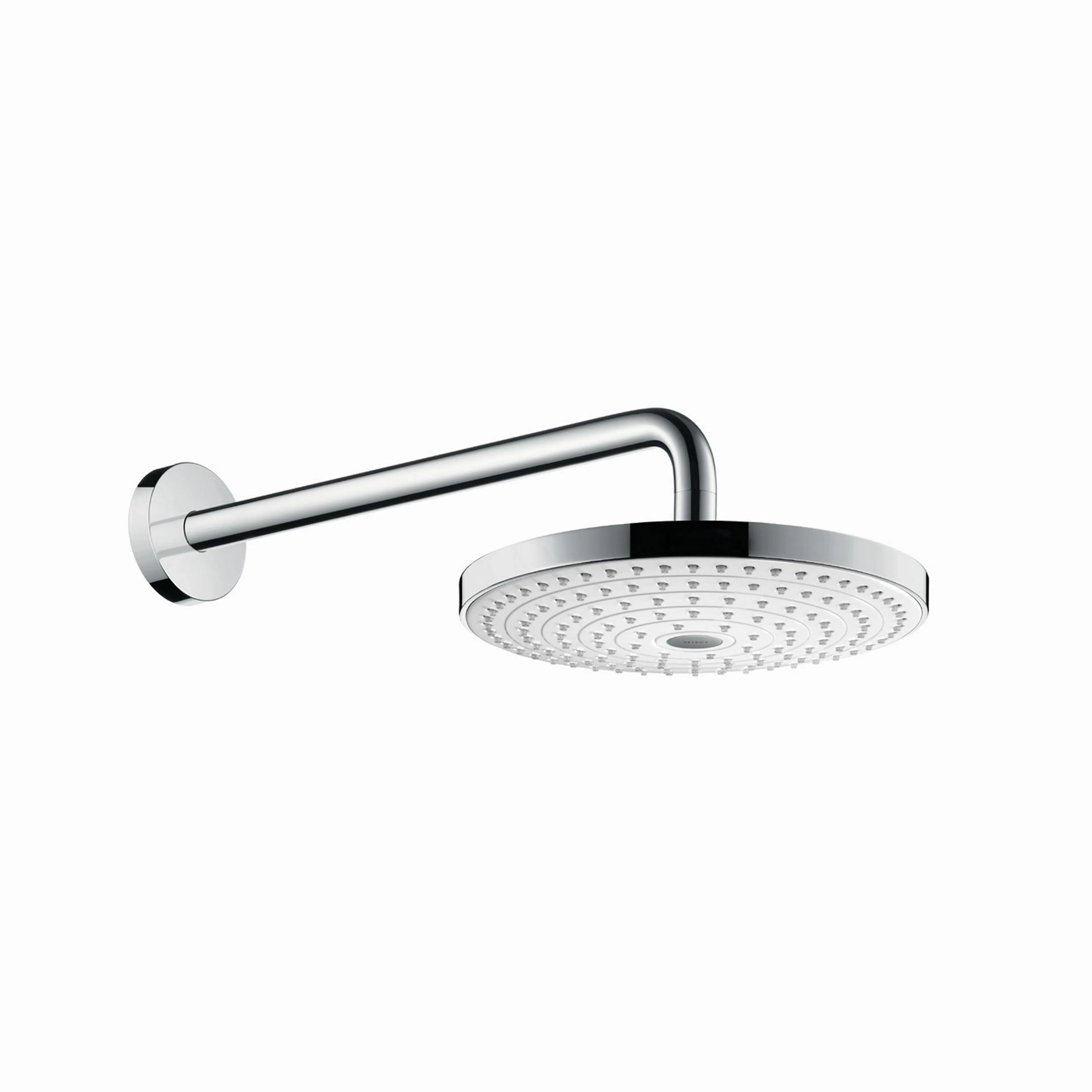 HG RD Select S240 2jet huv.dusch, vägg Vit/Krom, Utan EcoSmart