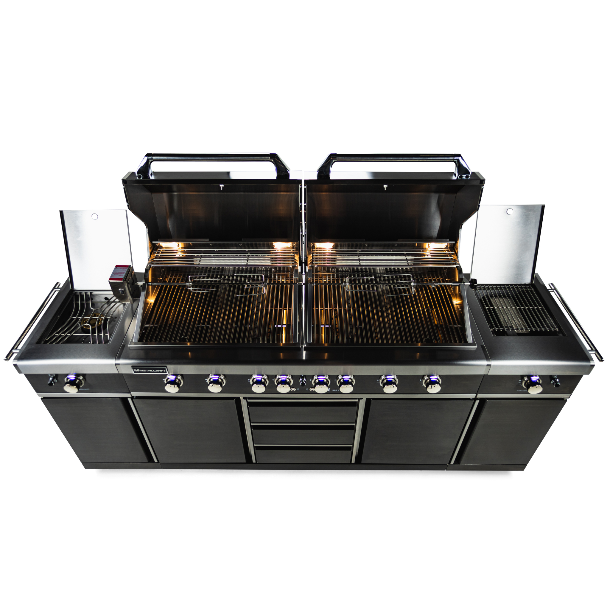 Gasolgrill Metalcraft Denver Blackline