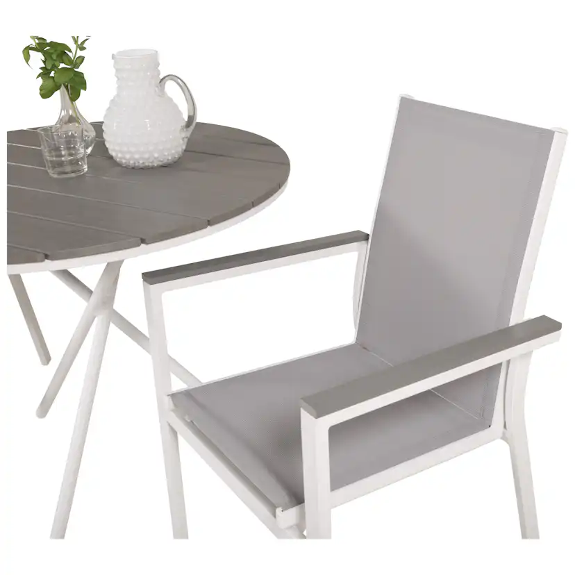 Cafégrupp Venture Home Pincy Ø 90 med 2 Trädgårdsstolar Utomhus