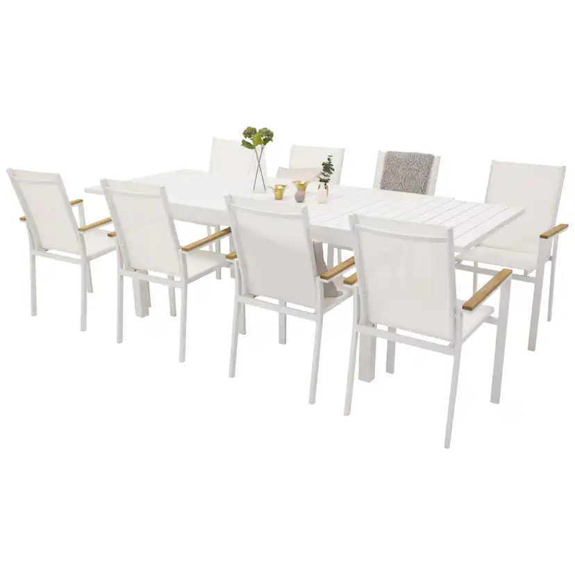 Matgrupp Venture Home Madrid 160/240 med 8 Tilly Stolar