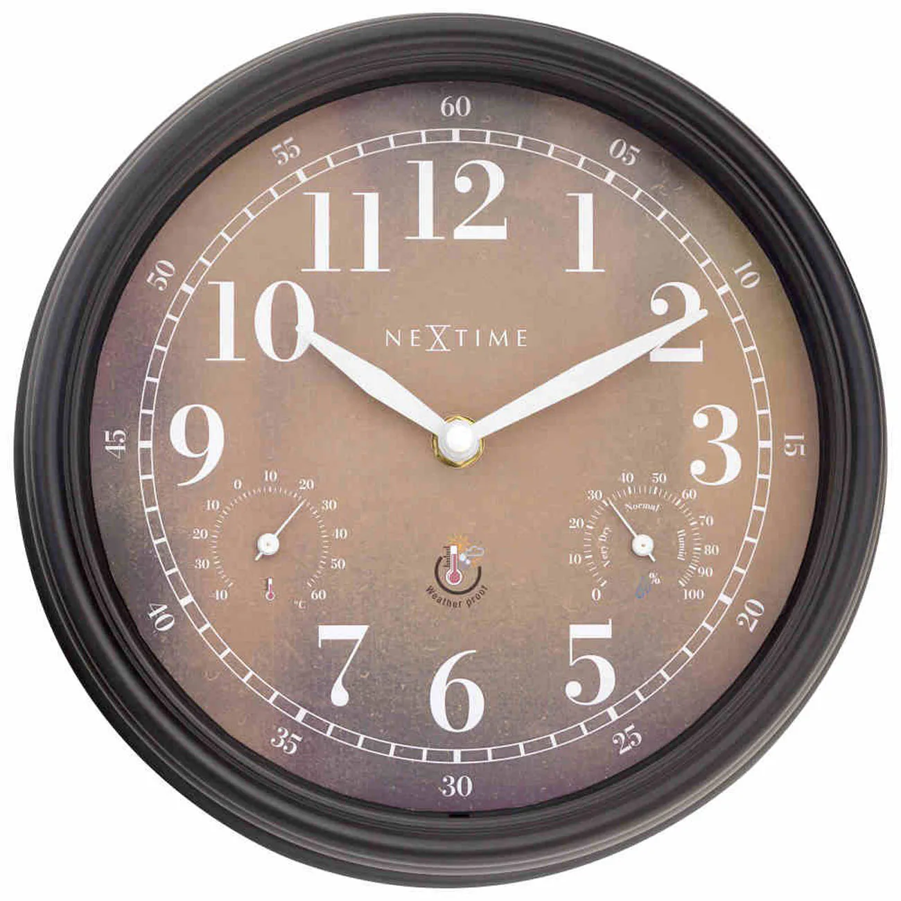Väggklocka/Väderstation NeXtime Jasmine
