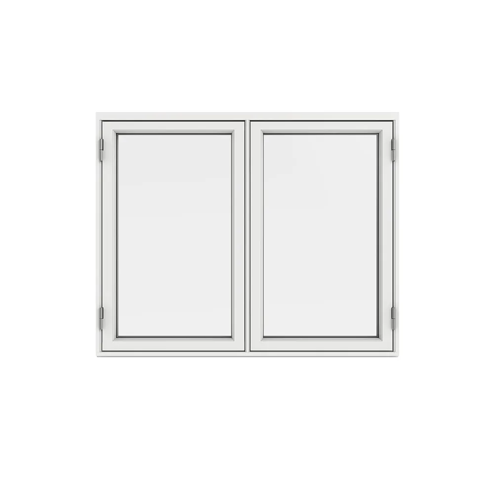 HFSA2 Sidohängt 3-Glas Alu 110x100 Vä/Hö 2-Luft BxH 110x100 cm 3-glas 2 Luft Vitmålat Aluminium