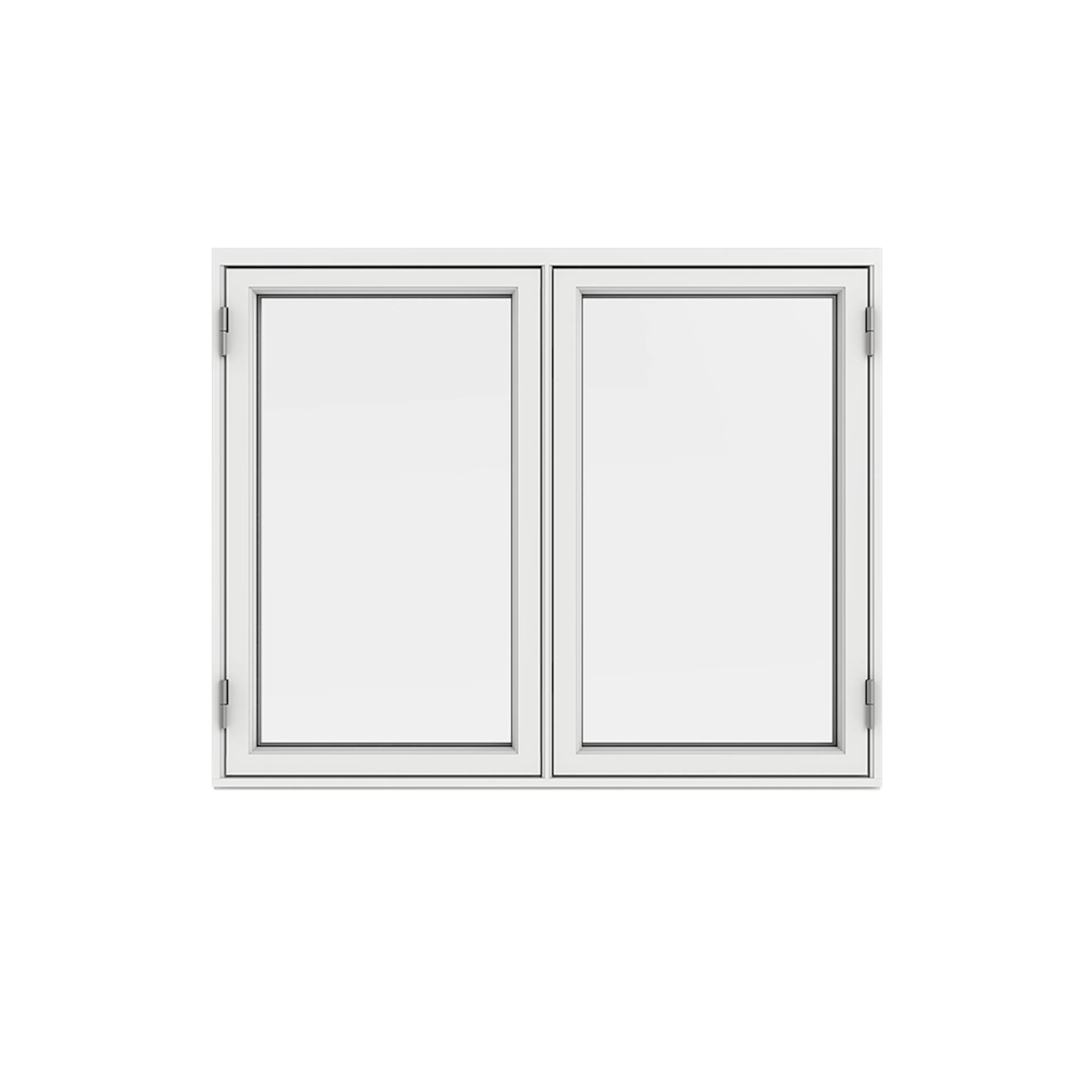 HFSA2 Sidohängt 3-Glas Alu 110x100 Vä/Hö 2-Luft BxH 110x100 cm 3-glas 2 Luft Vitmålat Aluminium