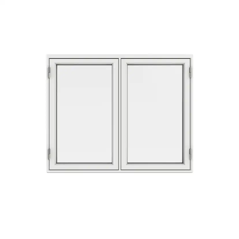Sidohängt Fönster Outline 3-Glas Aluminium 2-Luft