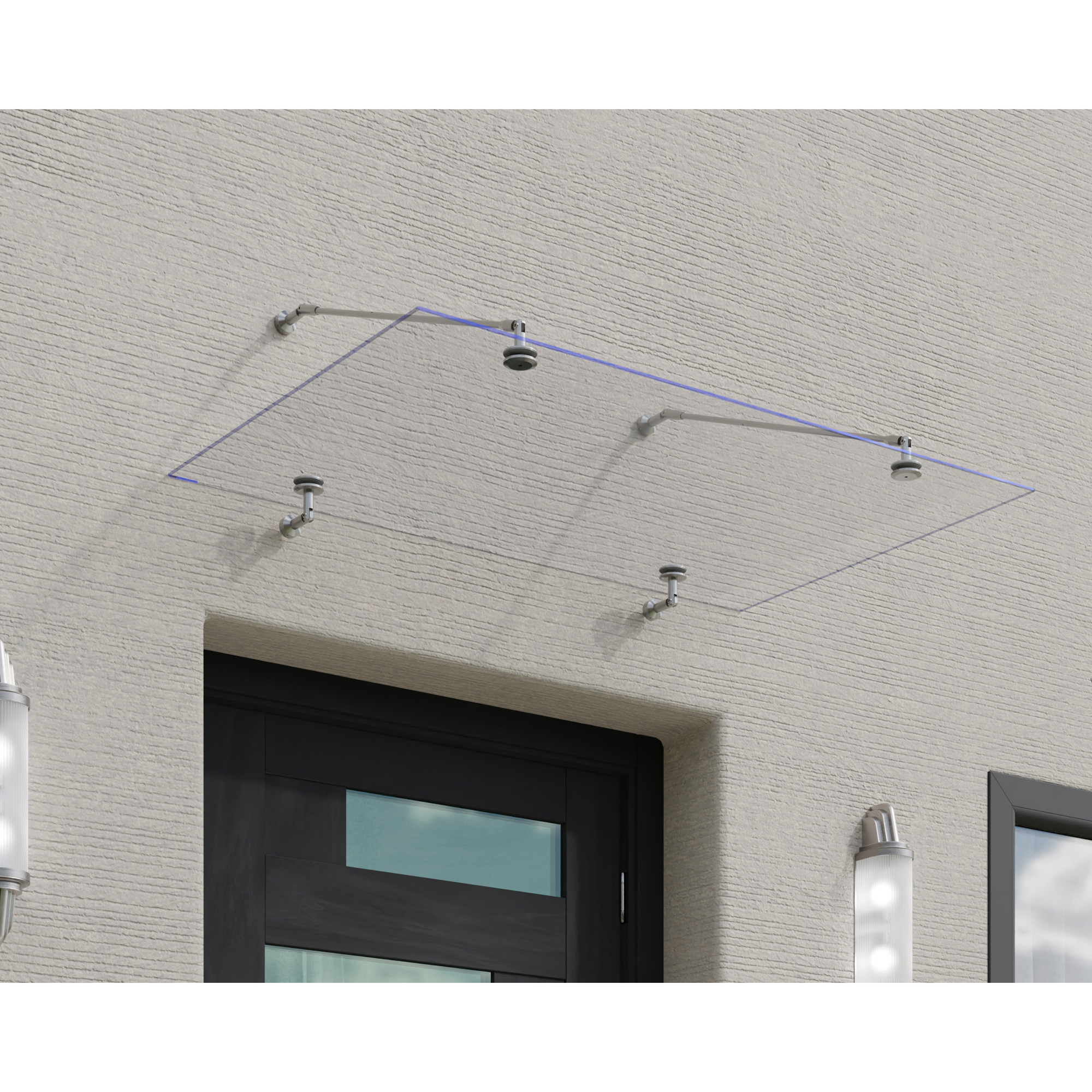 Entrétak Canopia by Palram Taurus Klar Silver 0,9 X 1,5 m
