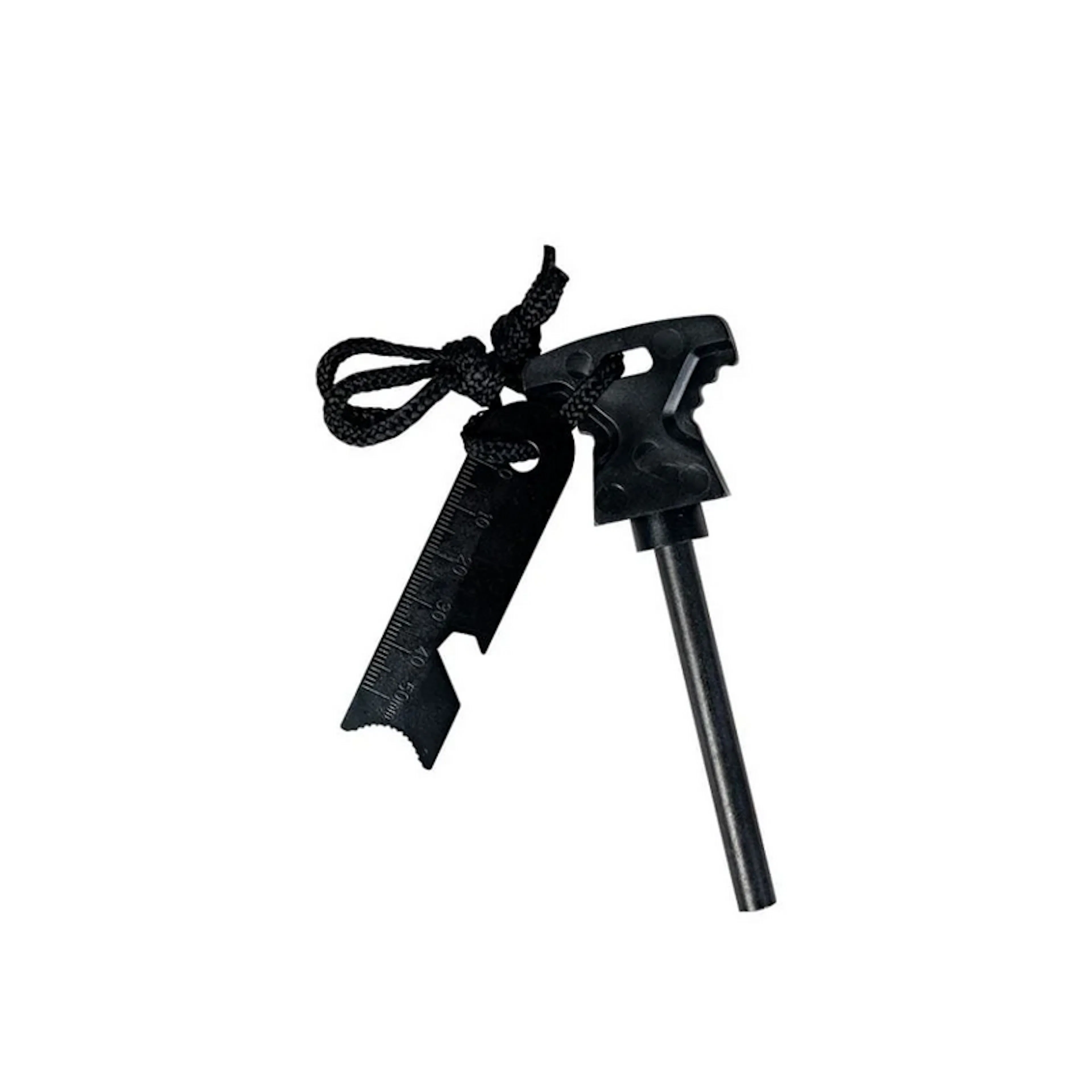 Tändstål Briv Survivor Svart