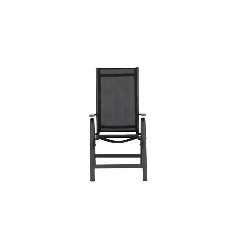 Albany Light 5-pos - black / Black textilene Svart