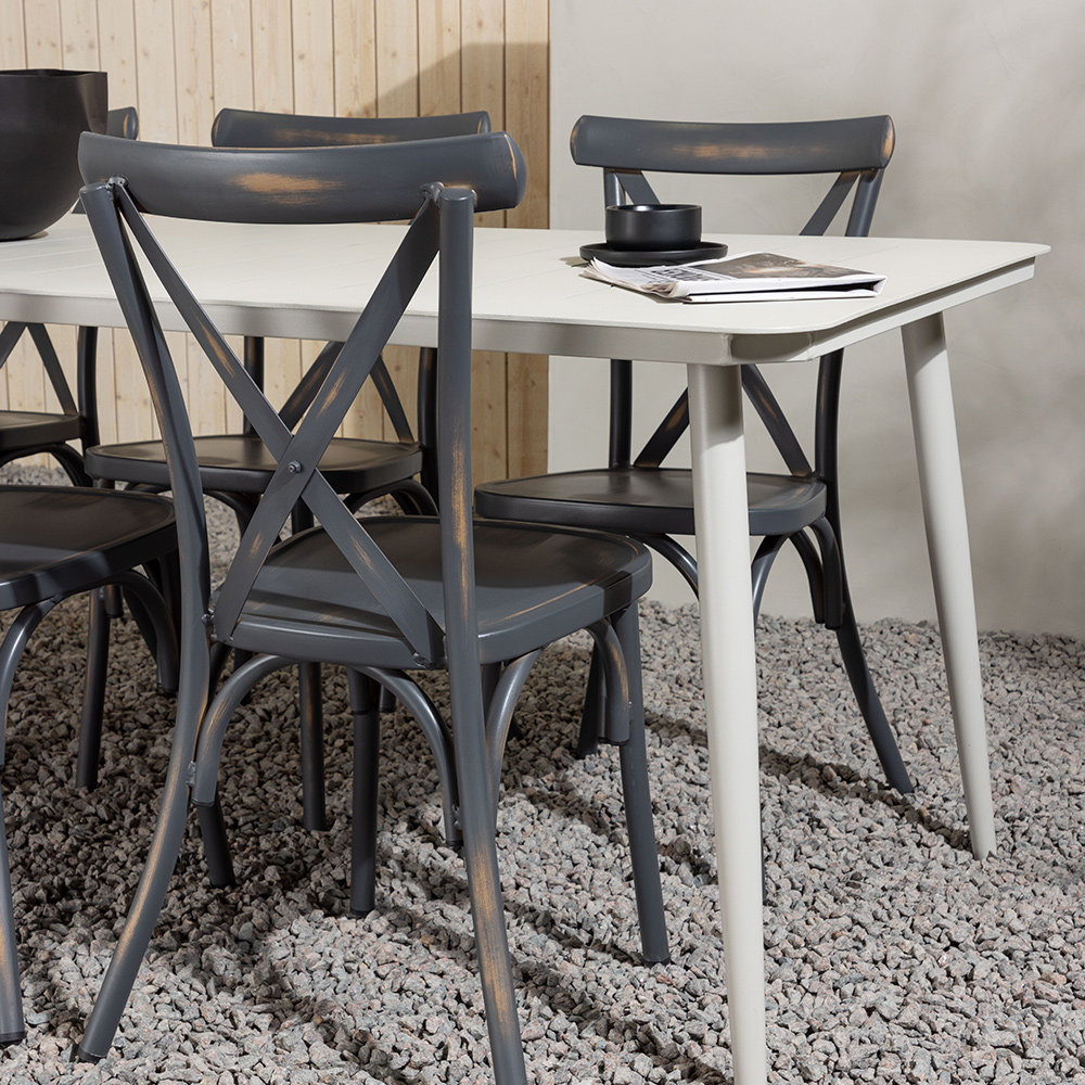 Matgrupp Venture Home Lina Bord med 6 Tablas Stolar