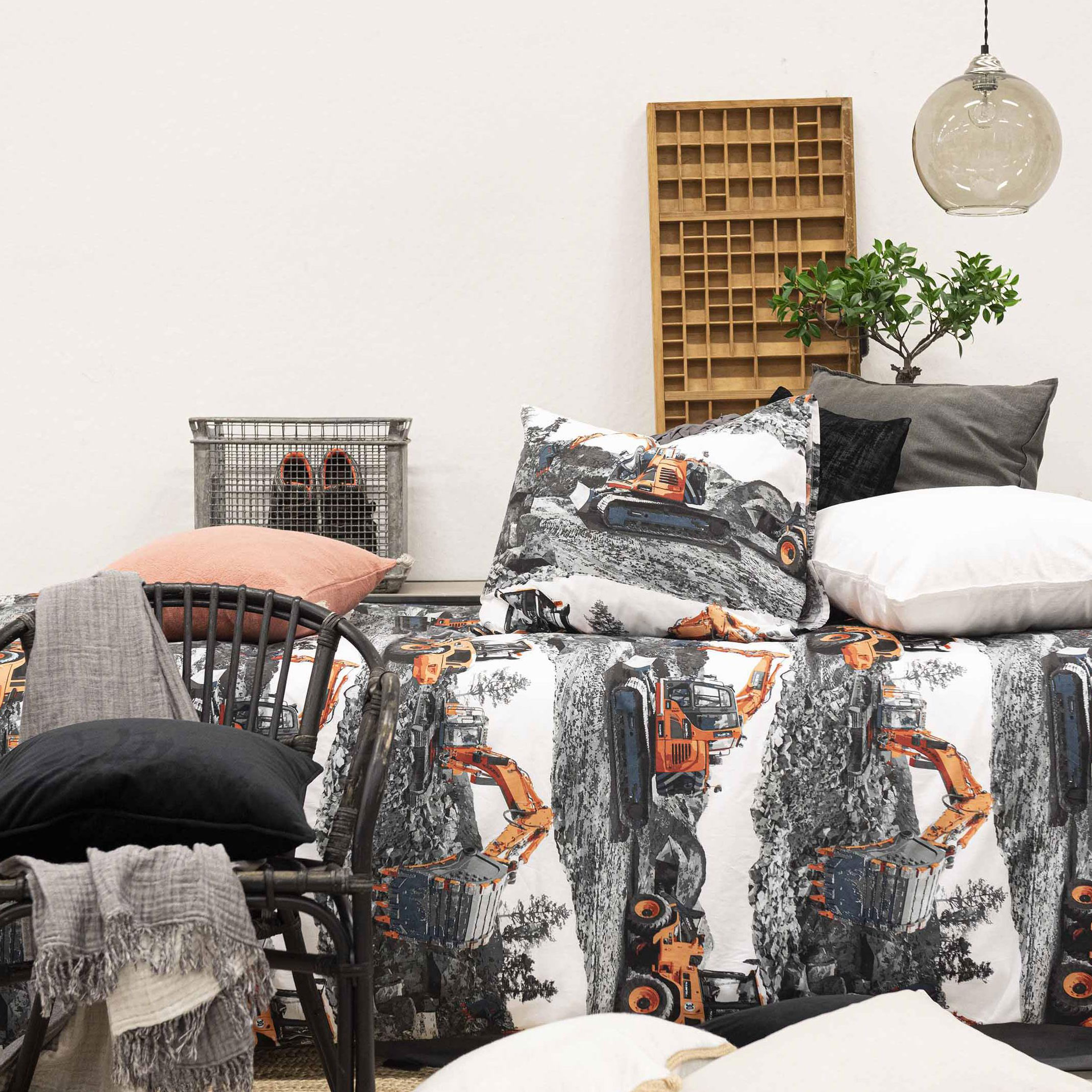 Påslakanset Borganäs of Sweden Maskiner Enkelsäng