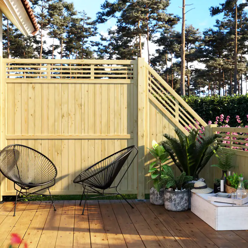 Panel Reena7 Grön tryckimpregnerad