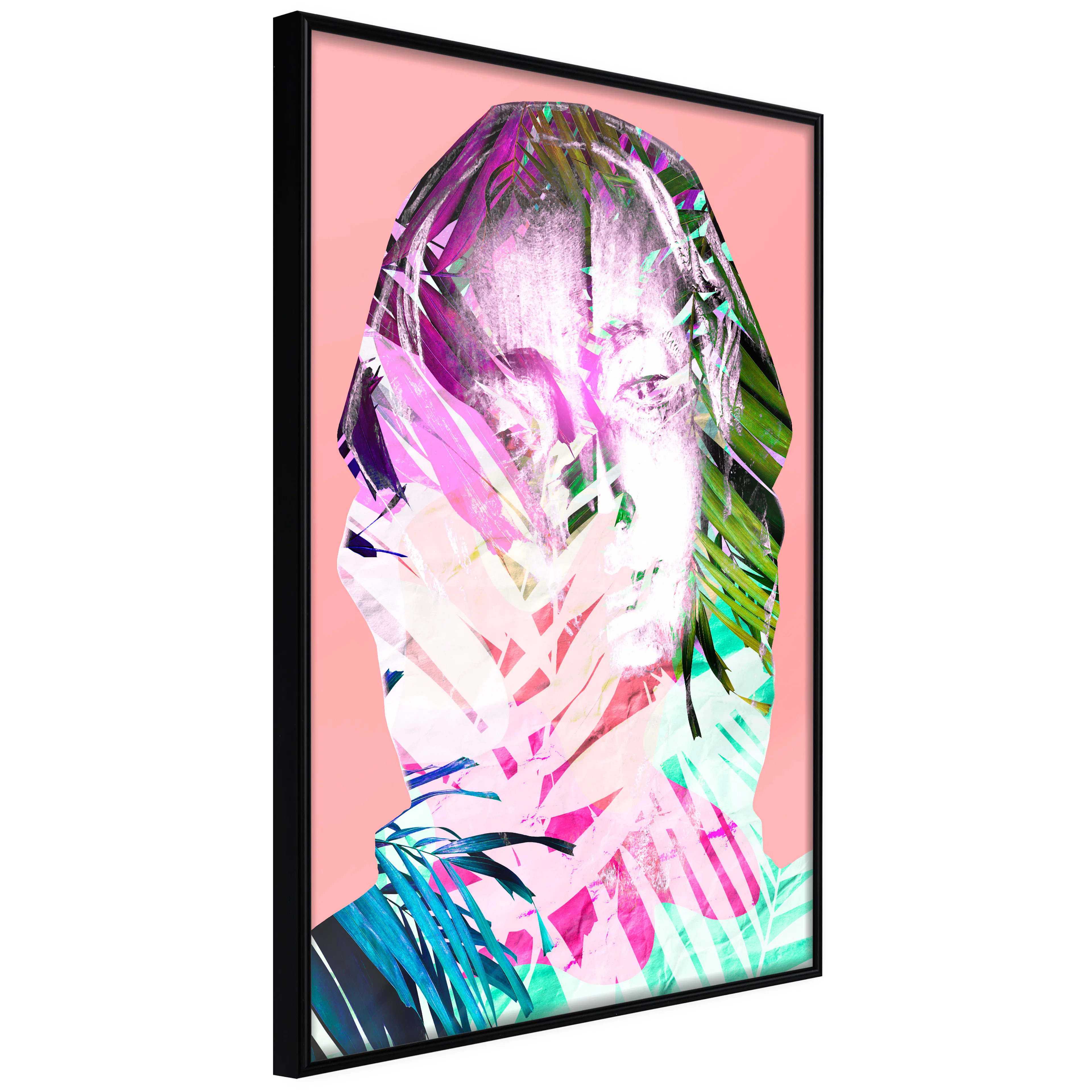 Affisch - Palm Madonna [Poster] 40x60 Svart ram, 40x60 cm