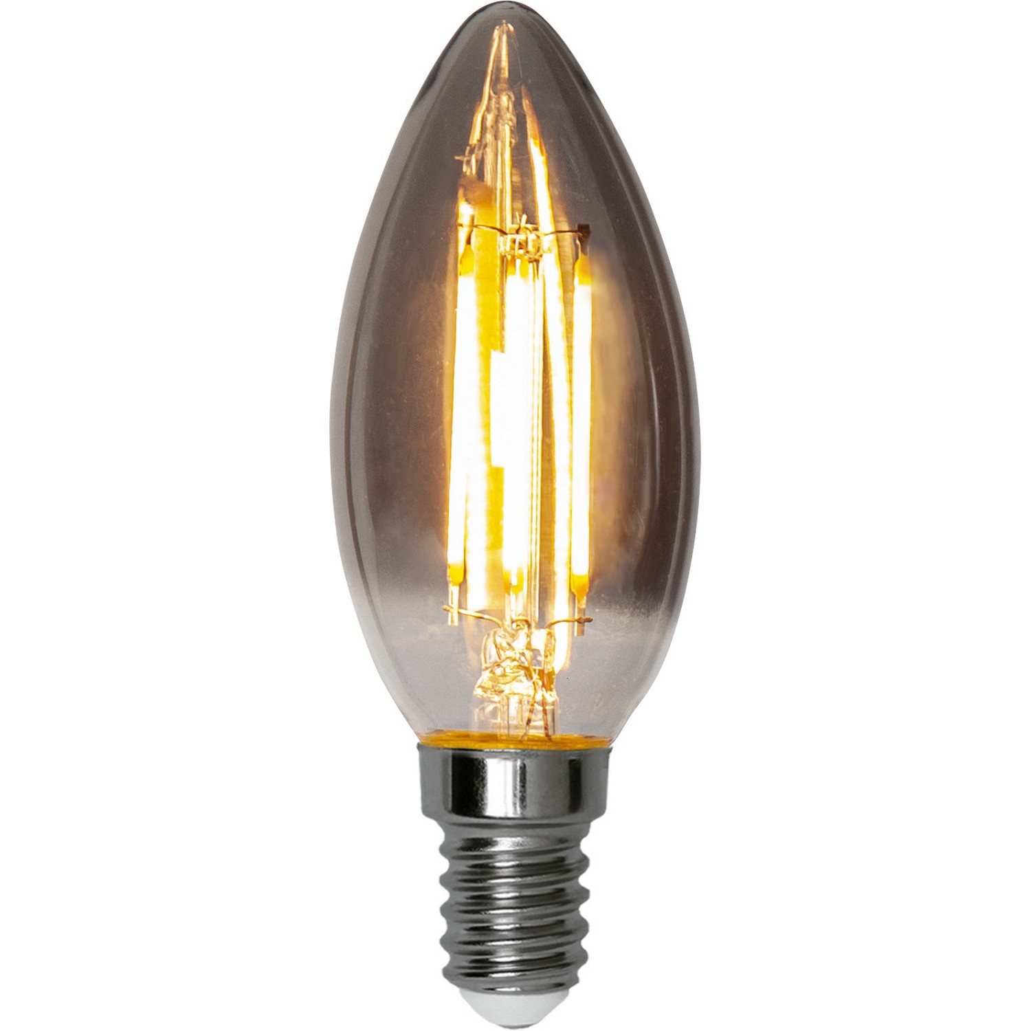 LED-Lampa Star Trading Soft Glow Smoke 3-step memory E14 C37
