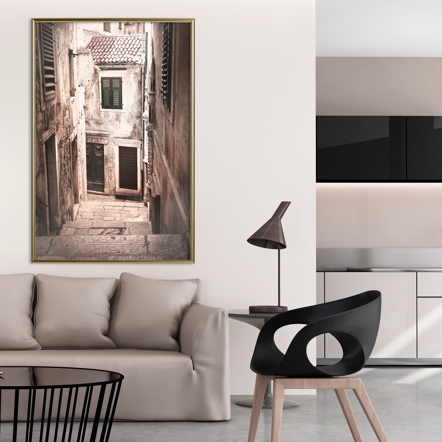 Poster Artgeist Affisch Retro Alley