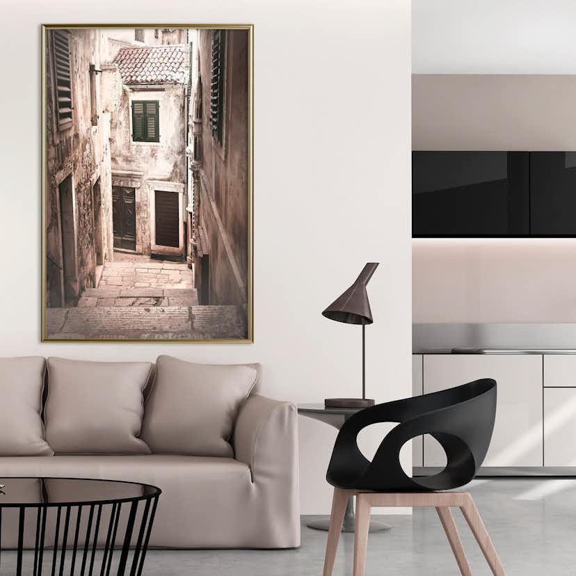 Poster Artgeist Affisch Retro Alley