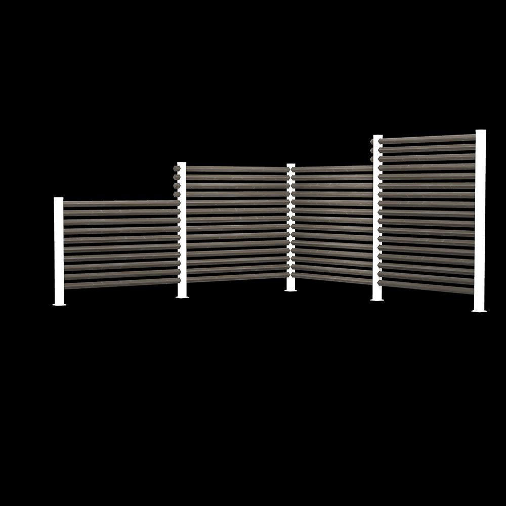 Ribba Öckerö Linax Grå 1490x45x45 6-pack FSC (B) 6-Pack