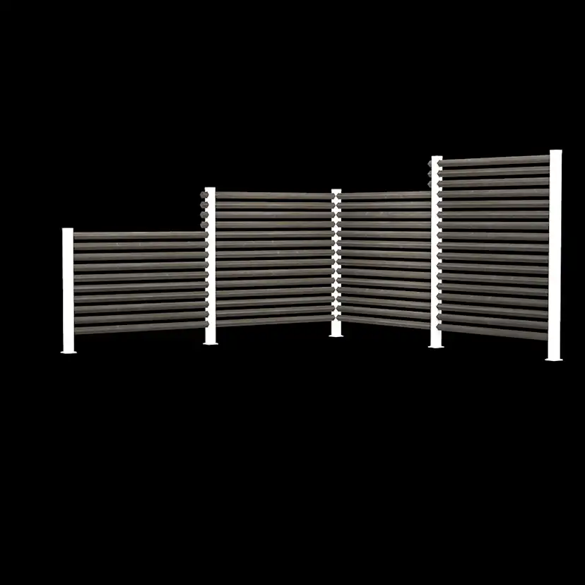 Ribba Öckerö Linax Grå 1490x45x45 6-pack FSC (B) 6-Pack