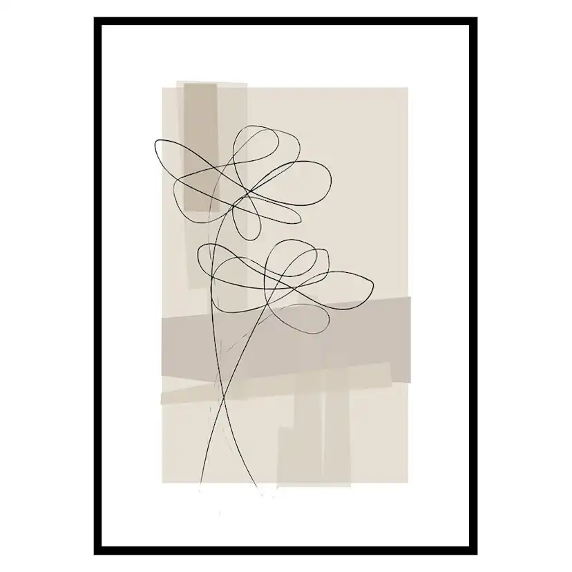 Poster Gallerix Abstract Flower No1