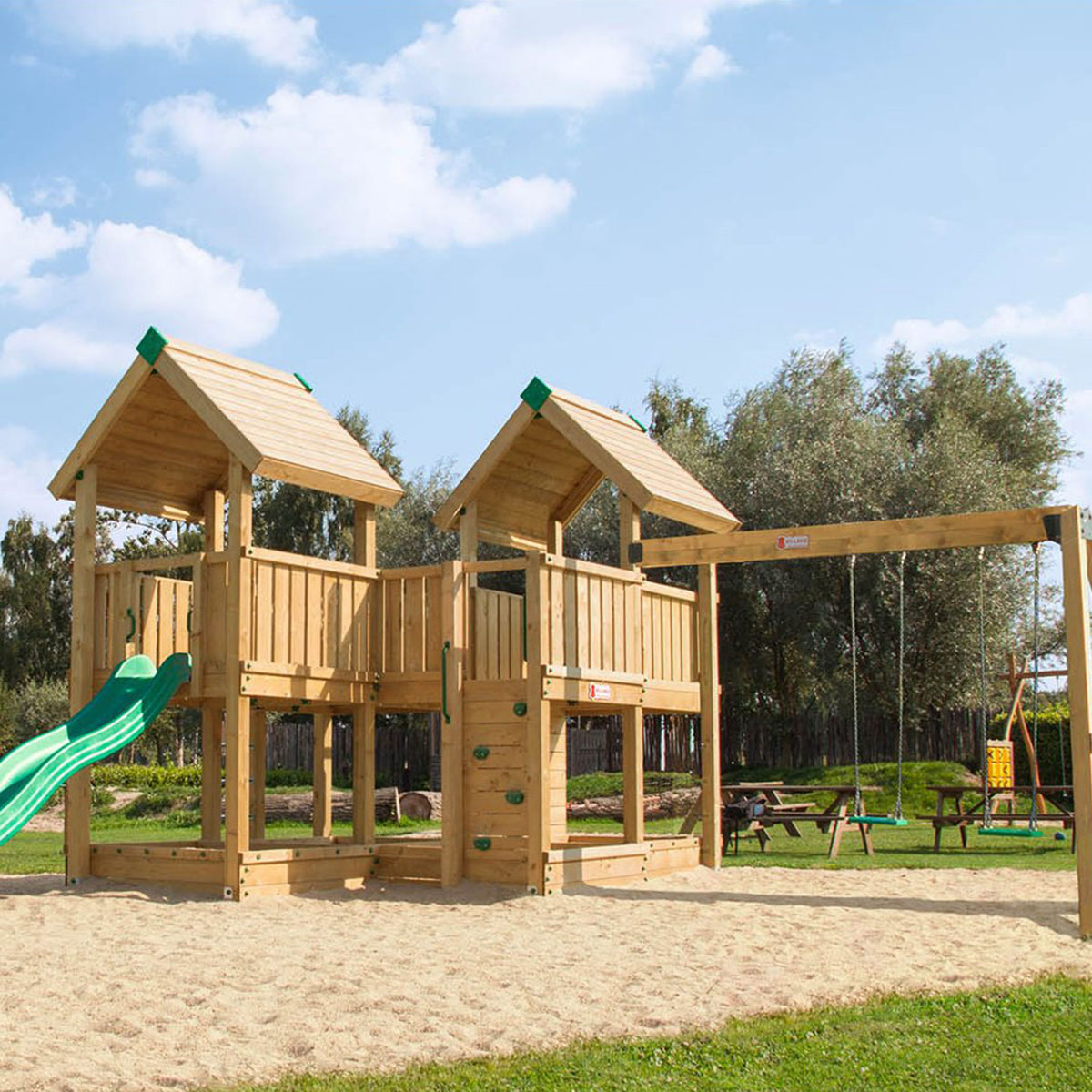 Klätterställning Hy-Land Projekt 6 + Swingmodul