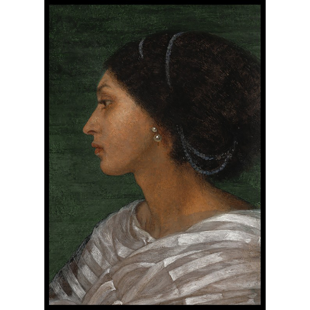 Poster Gallerix Head Of A Mulatto Woman (Mrs. Eaton) By Joanna Boyce Wells