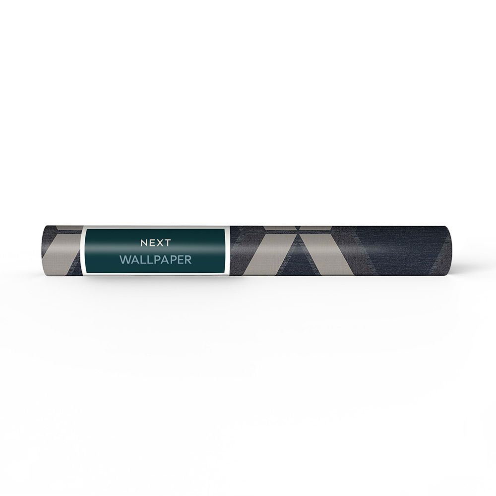 Tapet NEXT Optical Triangle Navy