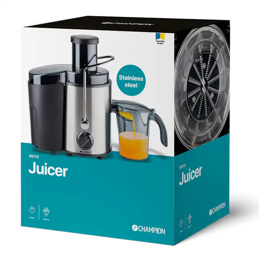 Råsaftcentrifug Champion 0,6L 500W RS110