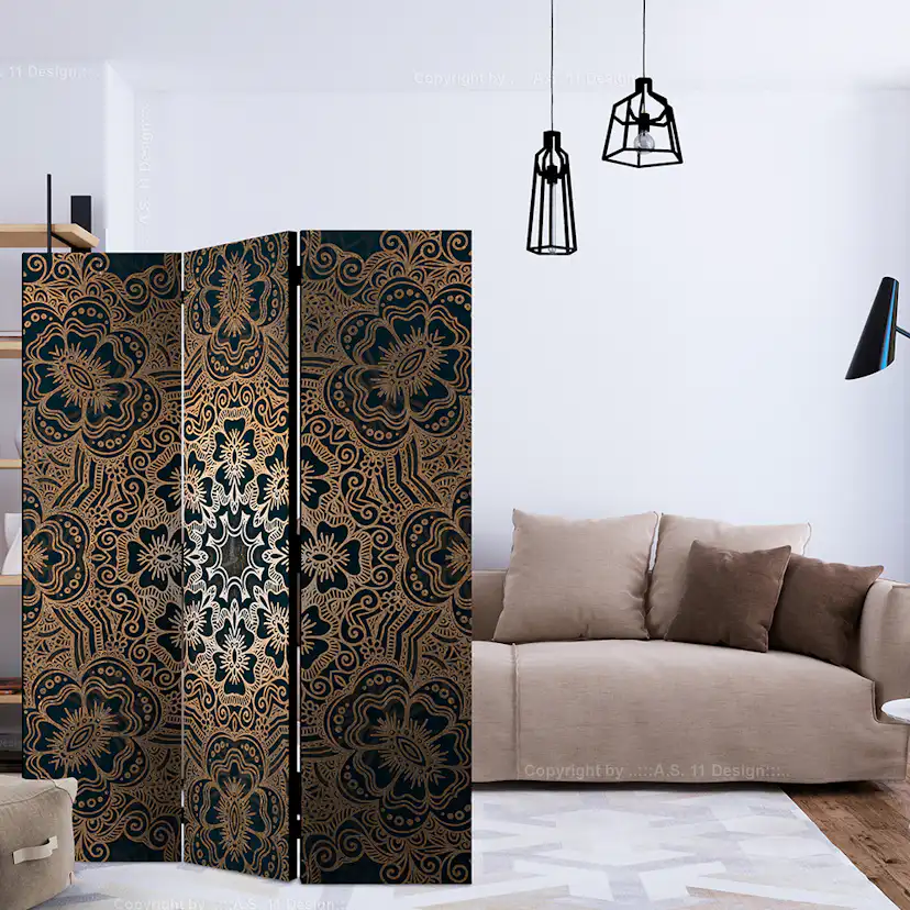 Rumsavdelare Skärmvägg Arkiio Intricate Pattern 135x172 cm
