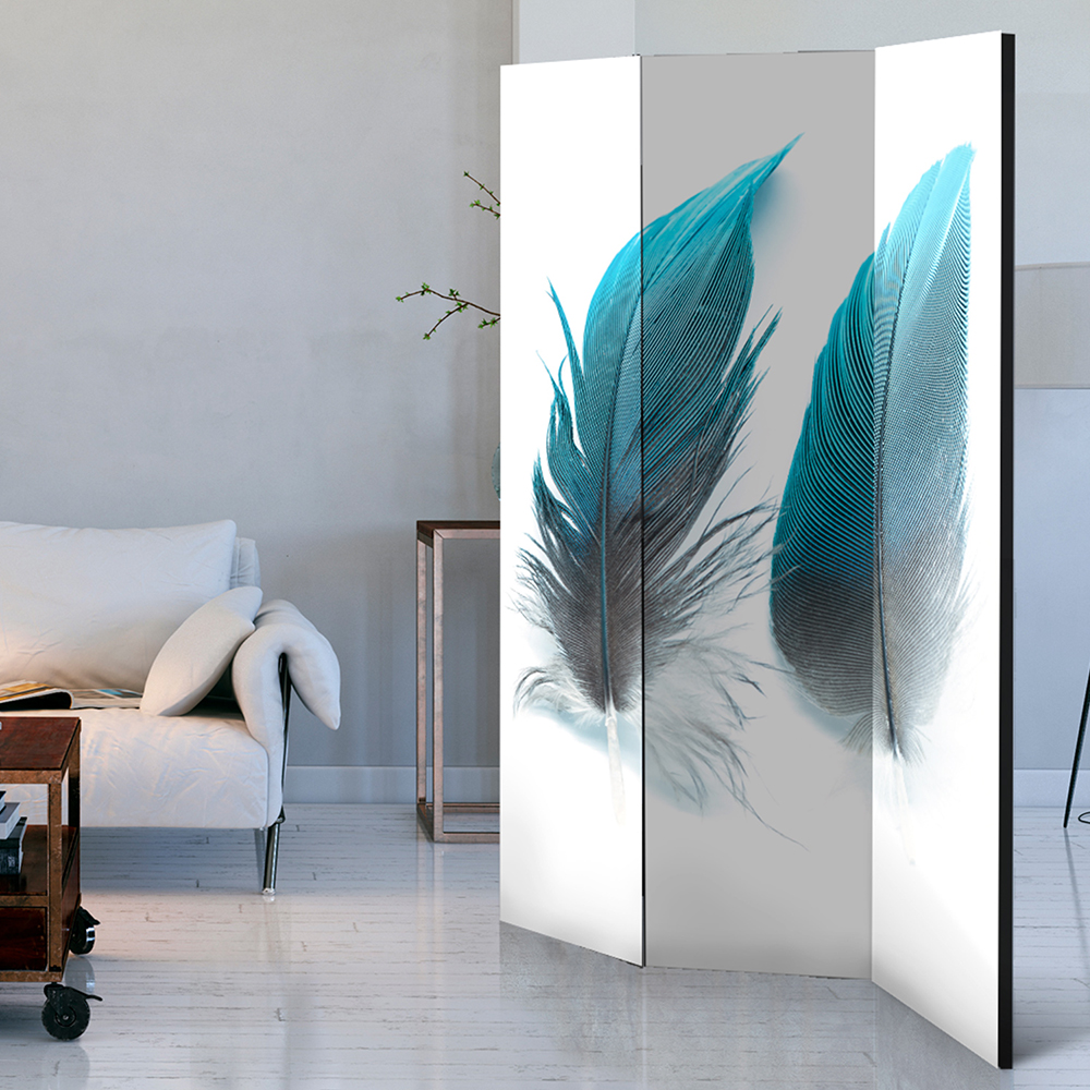 Rumsavdelare Arkiio Blue Feathers 135x172 cm