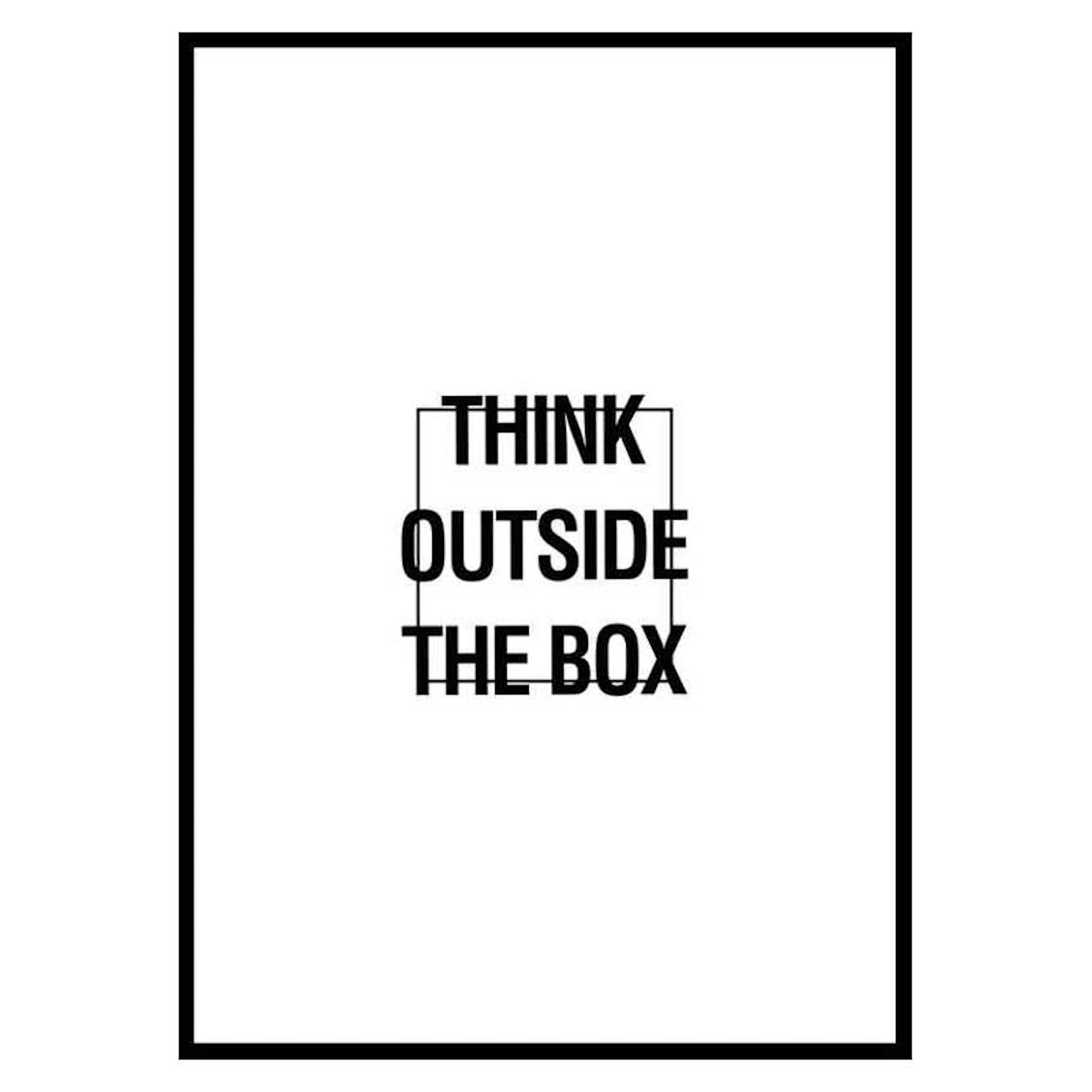 Poster Gallerix Think Outside