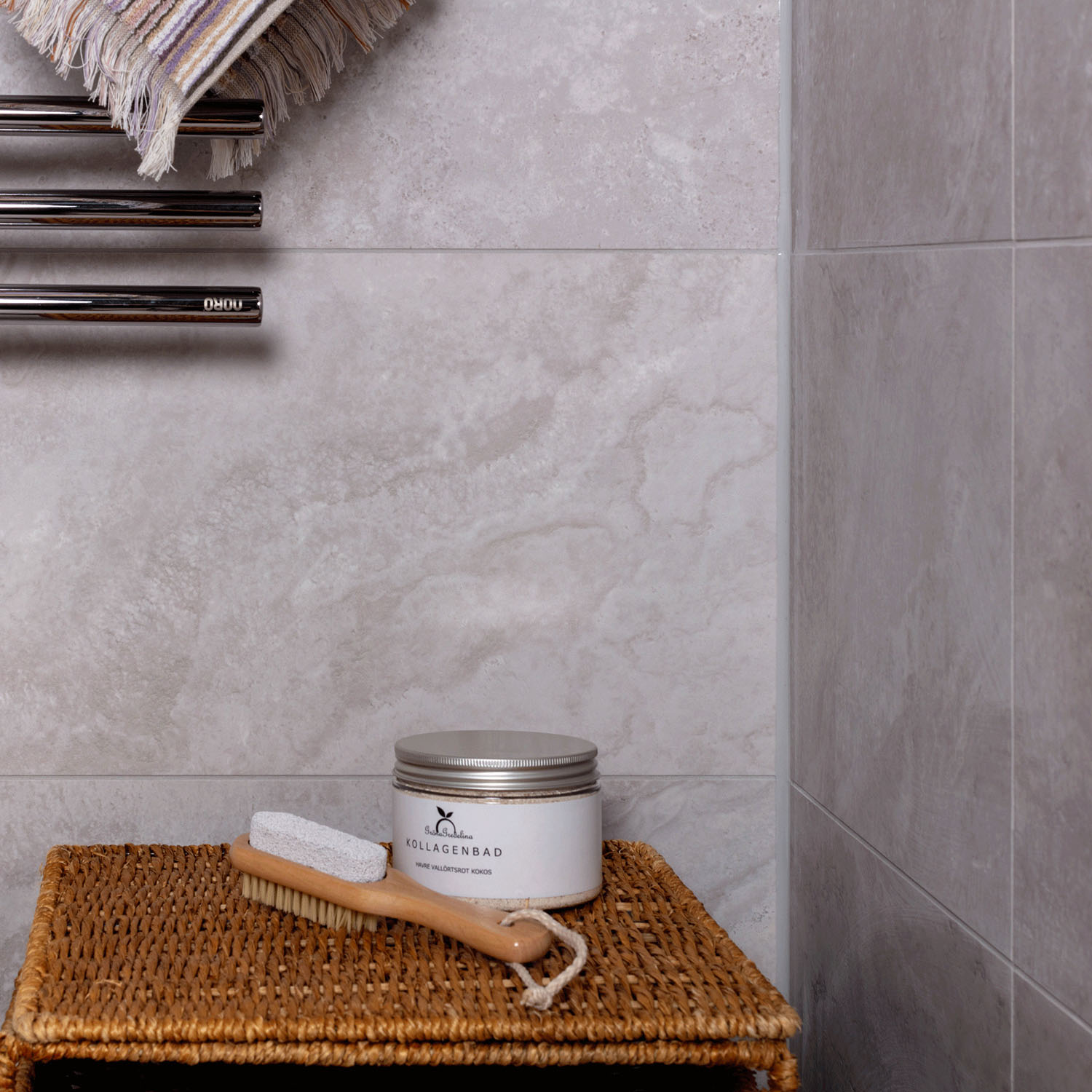 Klinker Astor Ceramiche Stream Silver Grå 30x60 cm