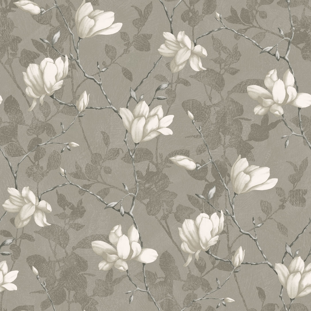 Tapet Boråstapeter InBloom Lilly Tree 7227 EasyUp, Mönstrad Nickel