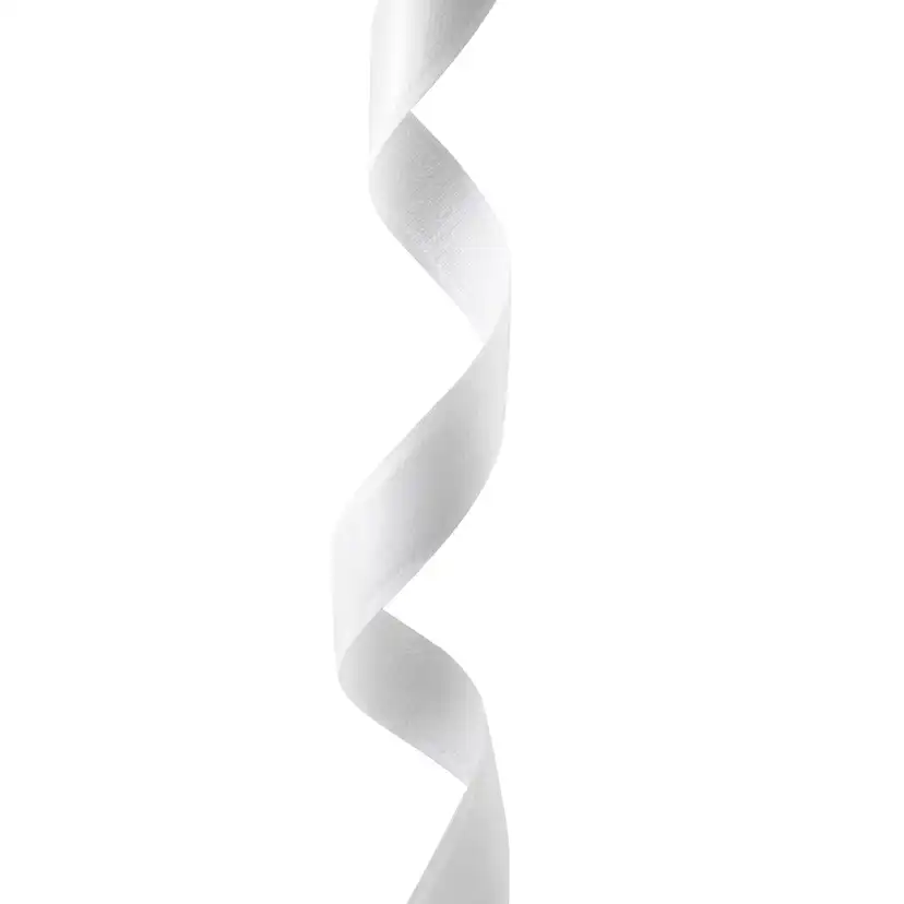 Kardborreband dubbelsidig 25mm 5 meter Vit Vit