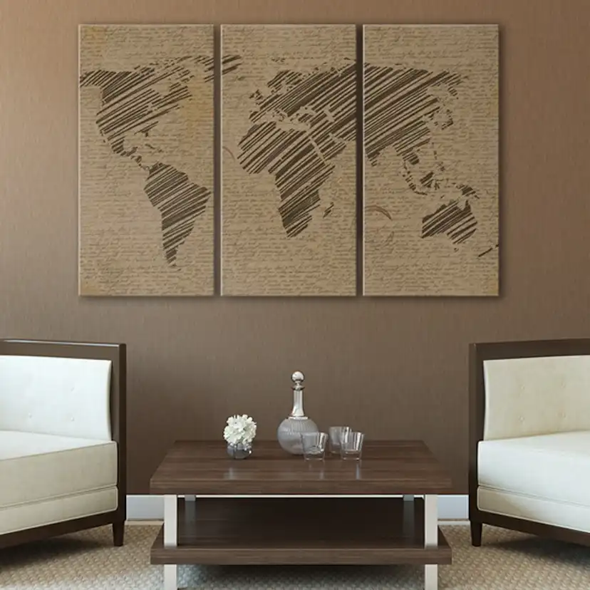 Tavla Arkiio Anteckningar Från World Triptych