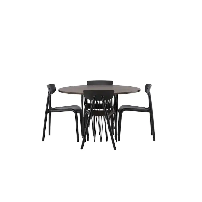 Matgrupp furniture/fashion Stone med 4 Ursholmen Stolar