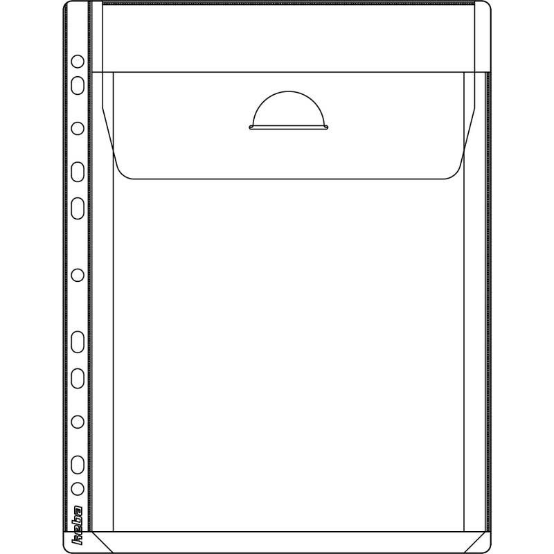 Bälgficka KEBA 25 mm Expanderbar med Klaff, 0,16 mm 5-p