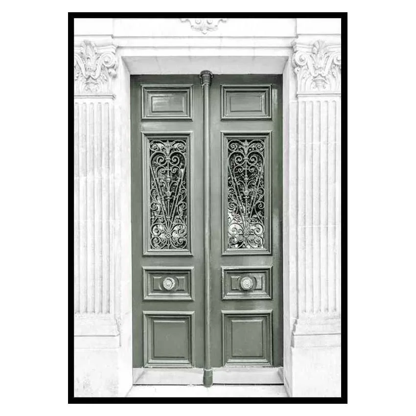 Poster Gallerix Green Double Door