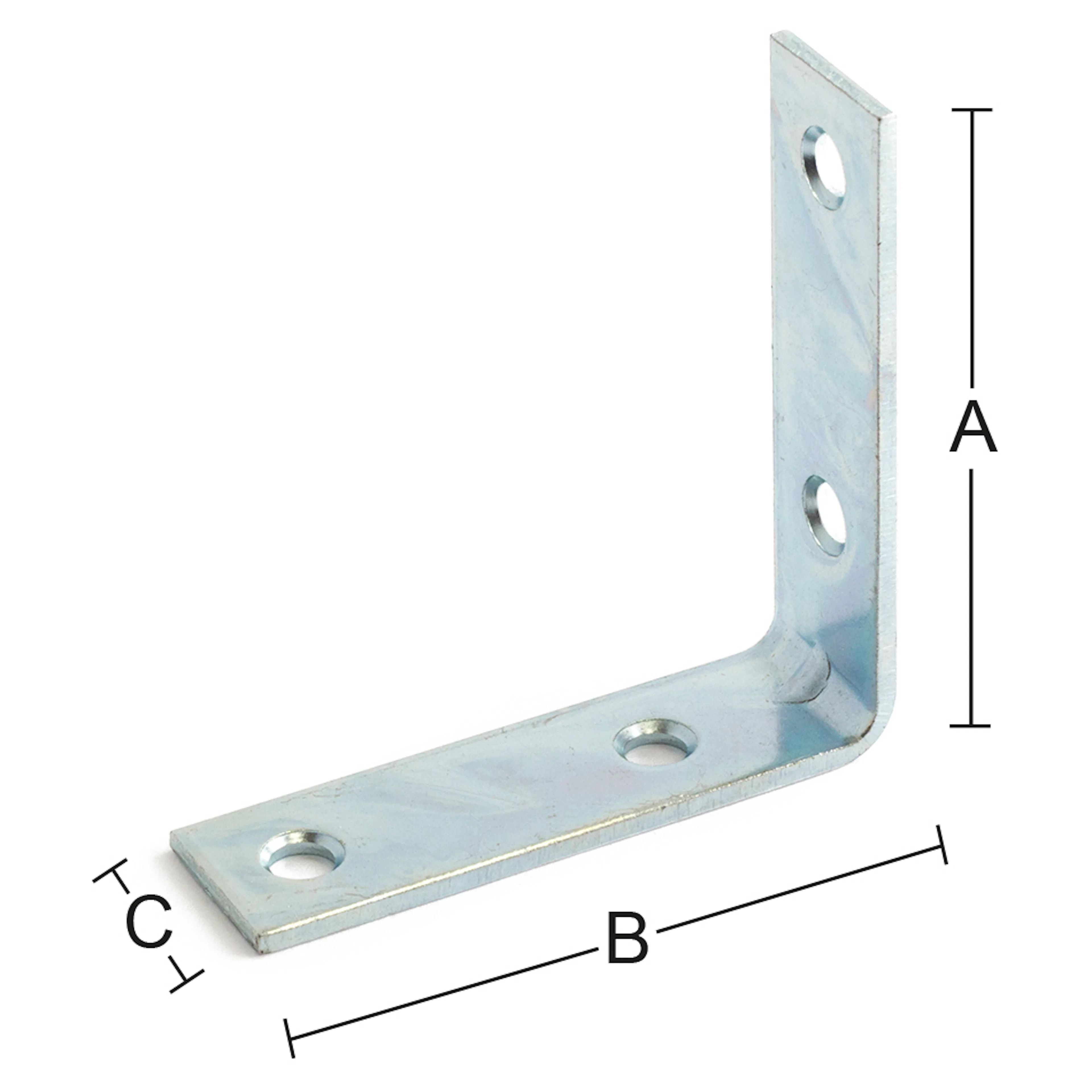 Vinkeljärn 6115 AxBxC: 100x100x22 Mm AxBxC: 100x100x22 Mm