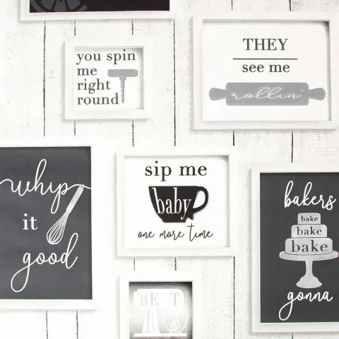 Tapet Contour Framed Quotes