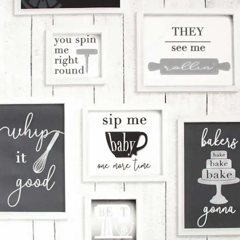 Tapet Contour Framed Quotes