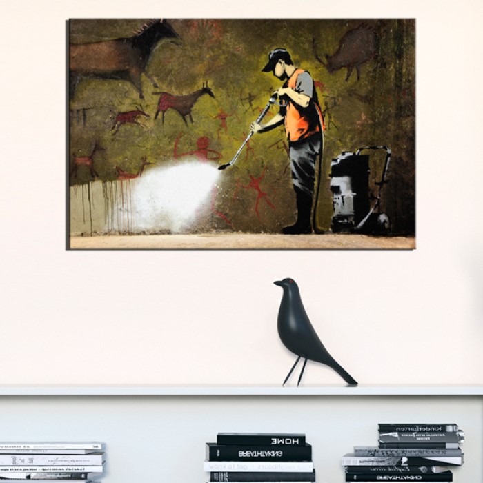 Tavla Arkiio Cave Painting By Banksy