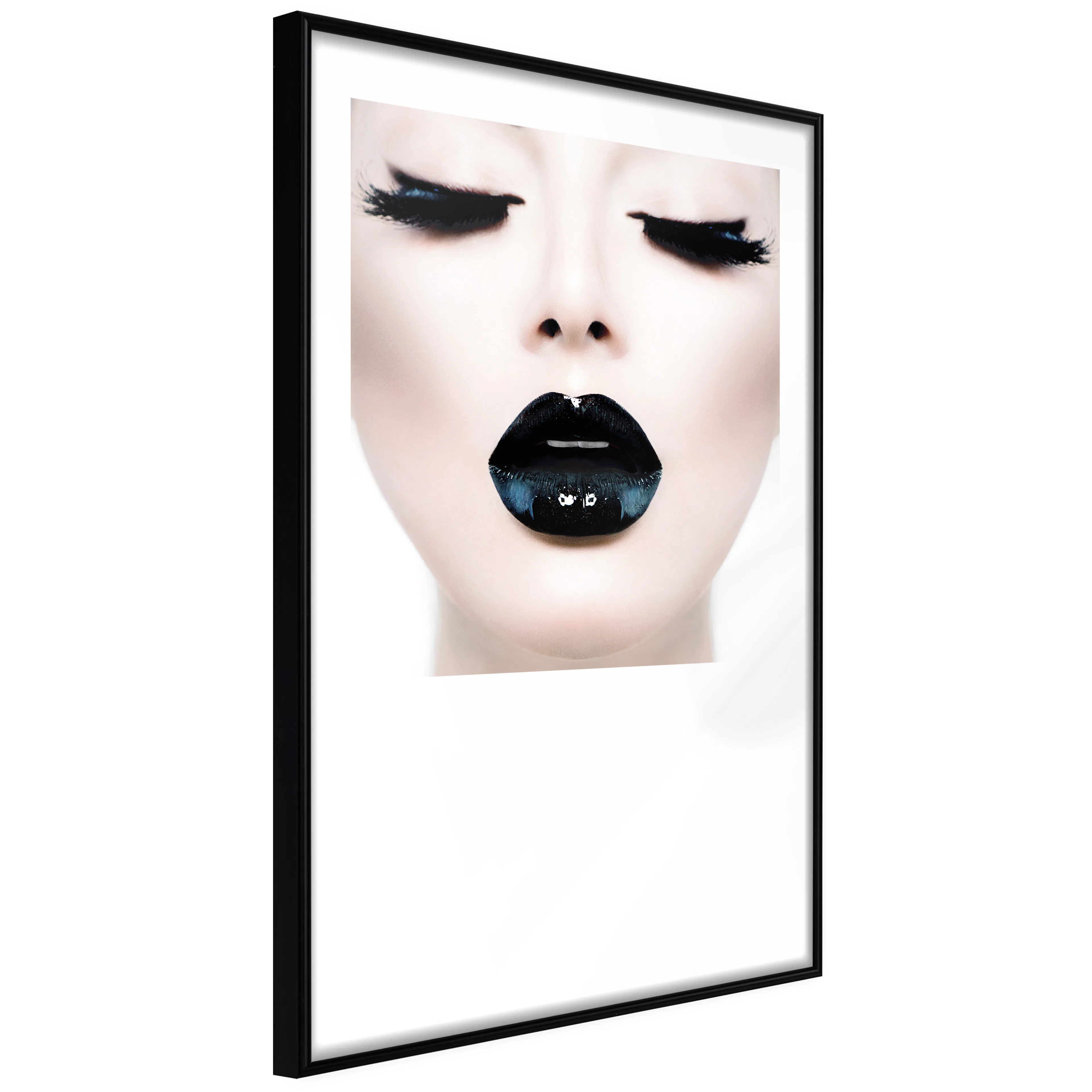 Affisch - Black Lips [Poster] 40x60 Svart ram, 40x60 cm