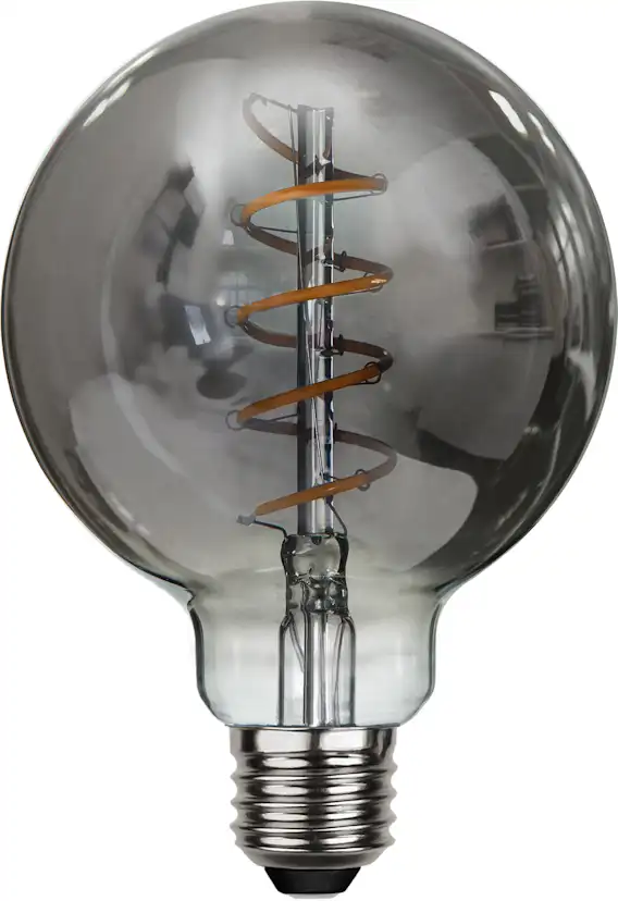 LED-lampa Star Trading E27 G95 Decoled Spiral Smoke Dimbar 2W