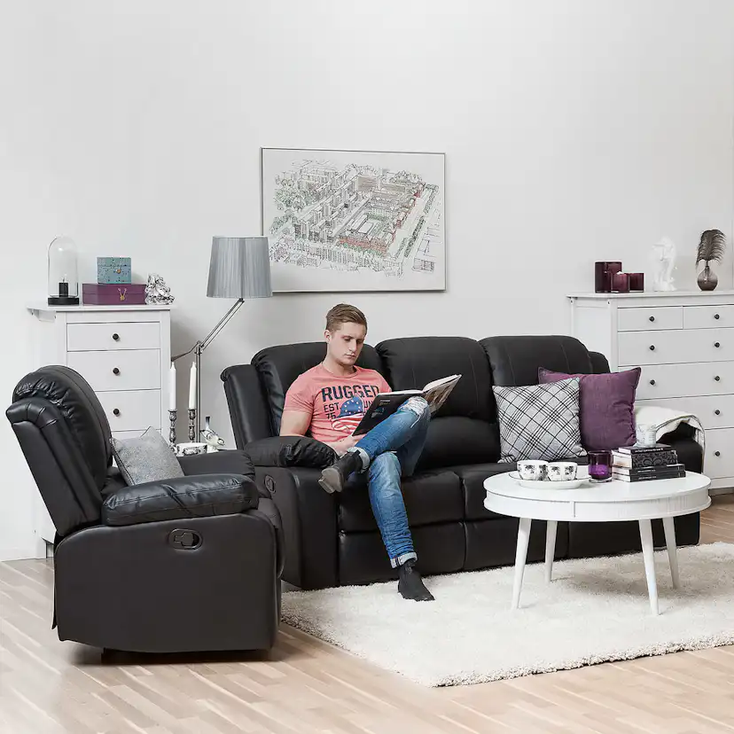 Soffgrupp Bloomington Norbo 3-sits med Fåtölj